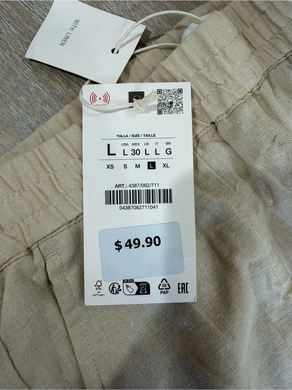 Zara Linen Pants